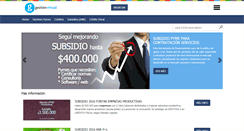 Desktop Screenshot of gestion-virtual.com.ar